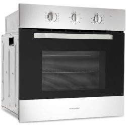 Montpellier SFOP60MC Built-in Electric Single Fan Oven + Ceramic Hob Pack in  Stainless Steel